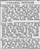 Darwin Black -- Obituary