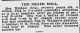 Bridget Woods Root -- Death Notice