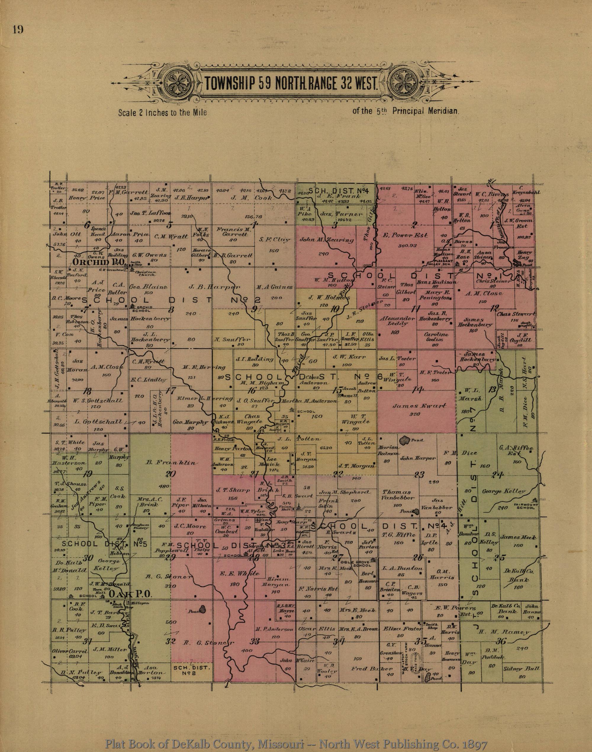 1897 Plat Book of DeKalb County