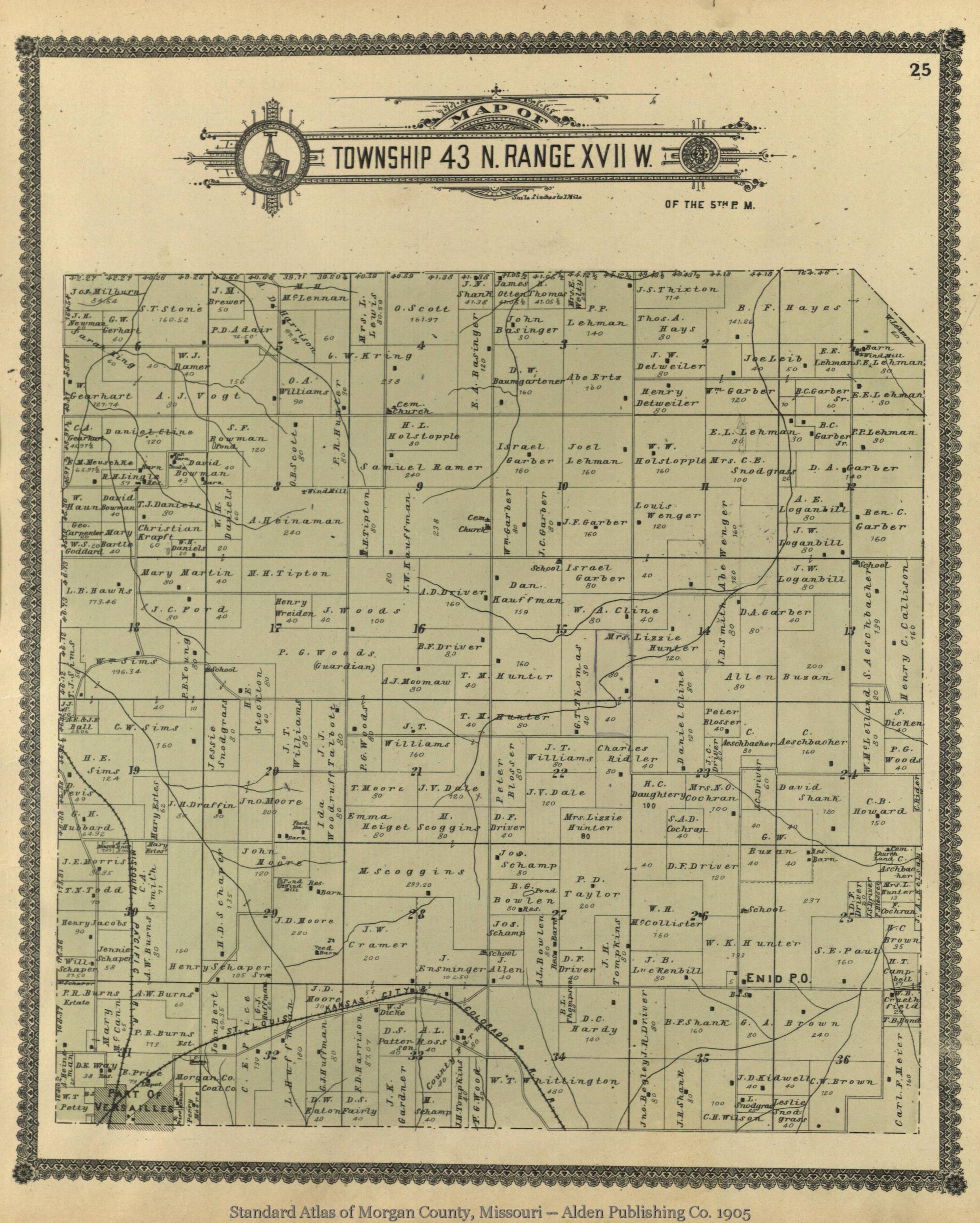 1905 Standard Atlas of Morgan County