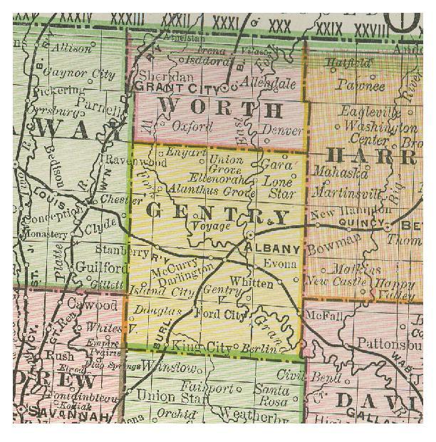 Historical Worth County Maps