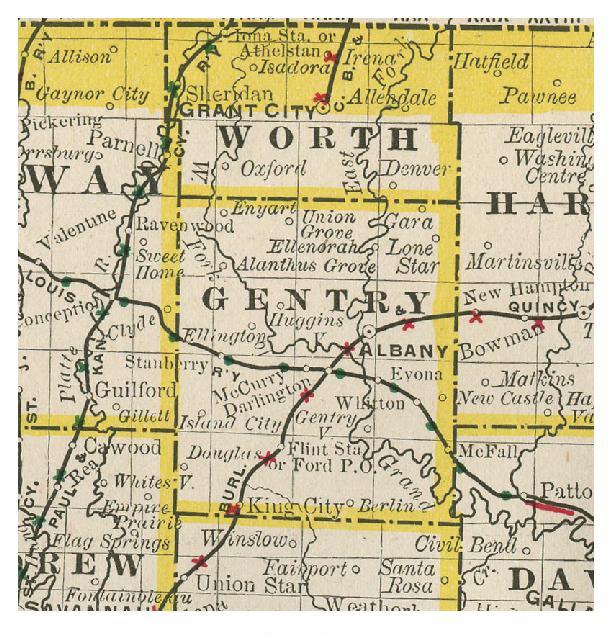 Historical Worth County Maps