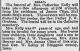 Catherine Kelly -- Obituary