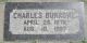 Charles Burrows -- Grave Marker
