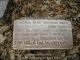 Martha and Infant Wardlow -- Grave Marker