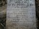 Hiram Pixler -- Grave Marker