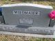 Edwin and Wanda Muir Wiedmaier -- Grave Marker