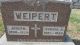 Joseph and Sophia Gawatz Weipert -- Grave Marker
