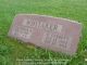 W. Everett and Josephine Whitaker -- Grave Marker