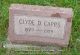 Clyde D. Capps -- Grave Marker