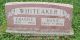 Chantie and Marie Sawyer Whiteaker -- Grave Marker