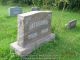 Albert and Clara Gottschall Ebersond -- Grave Marker