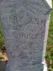 Mary Ann Forney Hurst -- Grave Marker