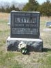 Albert and Isabelle Atkins Leiter -- Grave Marker